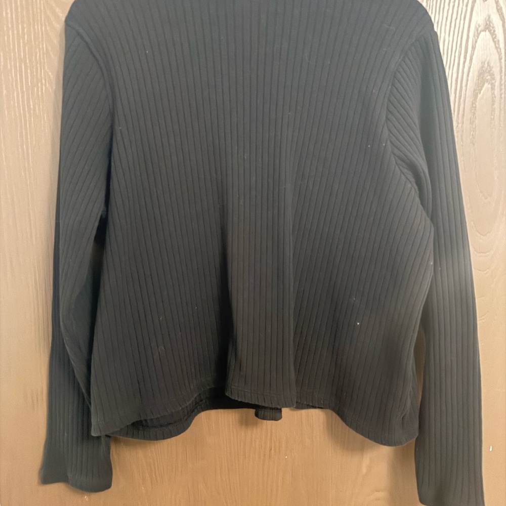 Old Navy Black Knit Cardigan - Picture 2 of 4